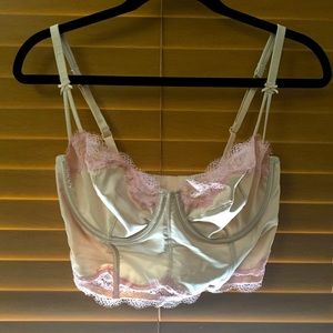 Blush and pink Victoria’s Secret longline bra